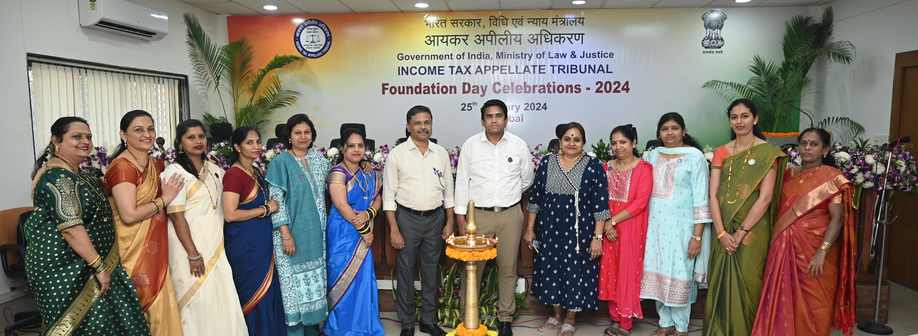 ITAT Foundation Day Celebrations, 2024 at Mumbai - Group photo of officers and staff of the Registry.                                                                                                                                                          