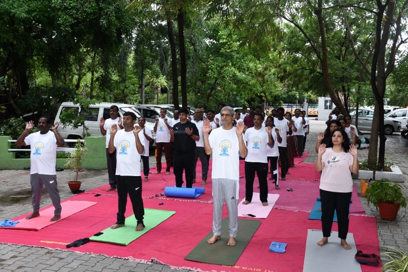 Yoga Day Celebrations at ITAT Chennai Benches