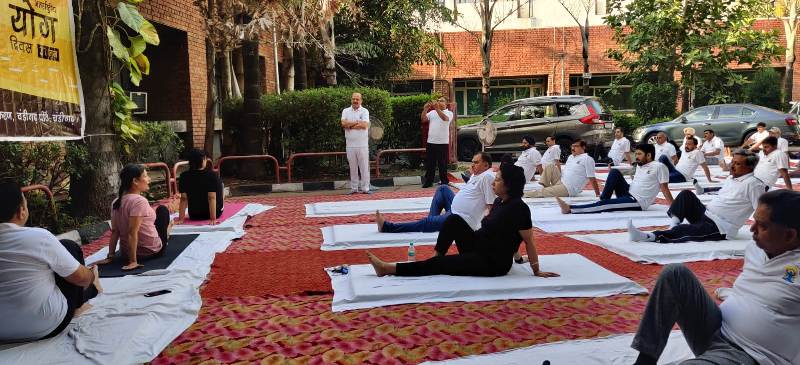 Yoga Day Celebrations at ITAT Chandigarh Benches