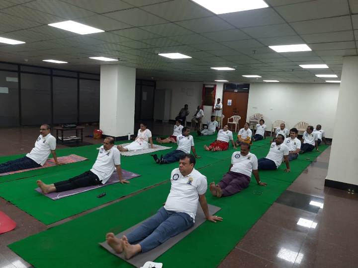 Yoga Day Celebrations at ITAT Hyderabad Benches