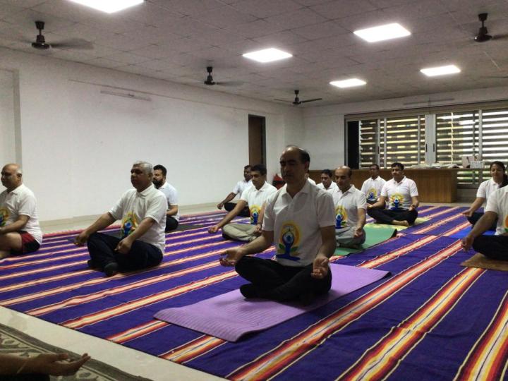 Yoga Day Celebrations at ITAT Surat  Benches