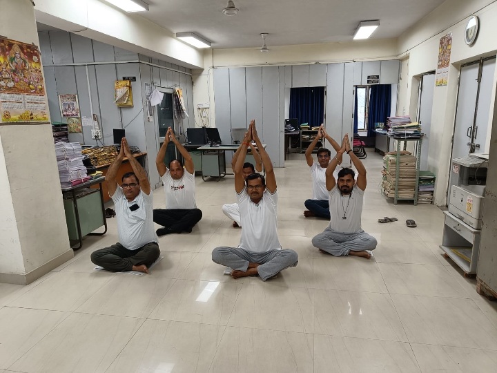 Yoga Day Celebrations at ITAT Agra  Benches